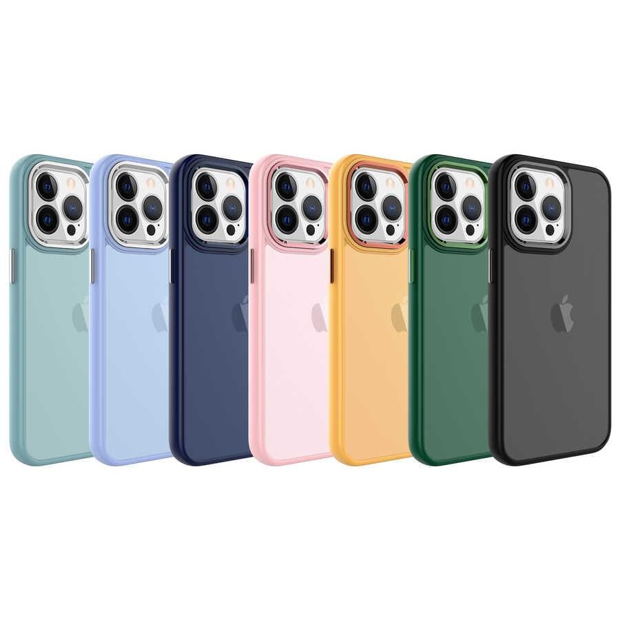 Apple iPhone 13 Pro Kılıf Buzlu Sert PC Zore May Kapak
