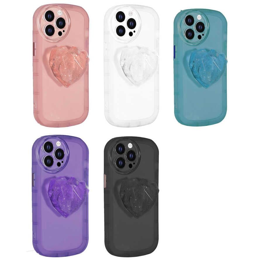 Apple iPhone 13 Pro Kılıf Kamera Korumalı Pop Soketli Renkli Zore Ofro Kapak