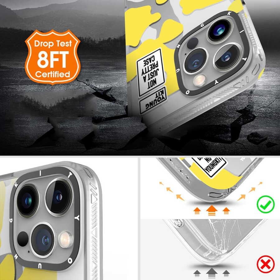 Apple iPhone 13 Pro Kılıf YoungKit Kamuflaj Serisi Kapak