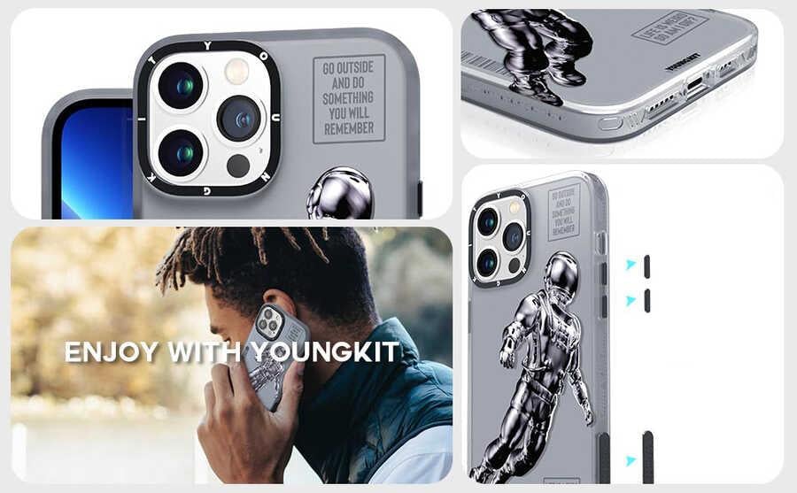 Apple iPhone 13 Pro Kılıf YoungKit Klasik Serisi Kapak