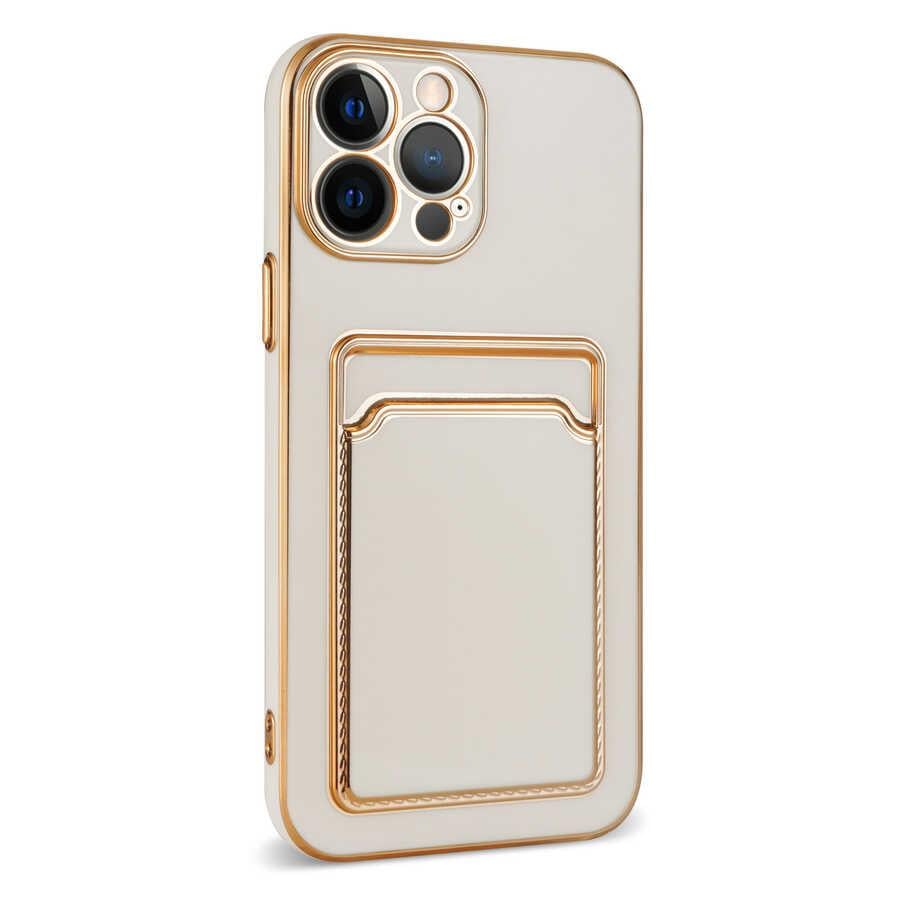 Apple iPhone 13 Pro Kılıf Zore Bark Kartlıklı Kapak