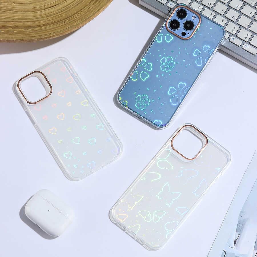 Apple iPhone 13 Pro Kılıf Zore Sidney Desenli Sert Kapak
