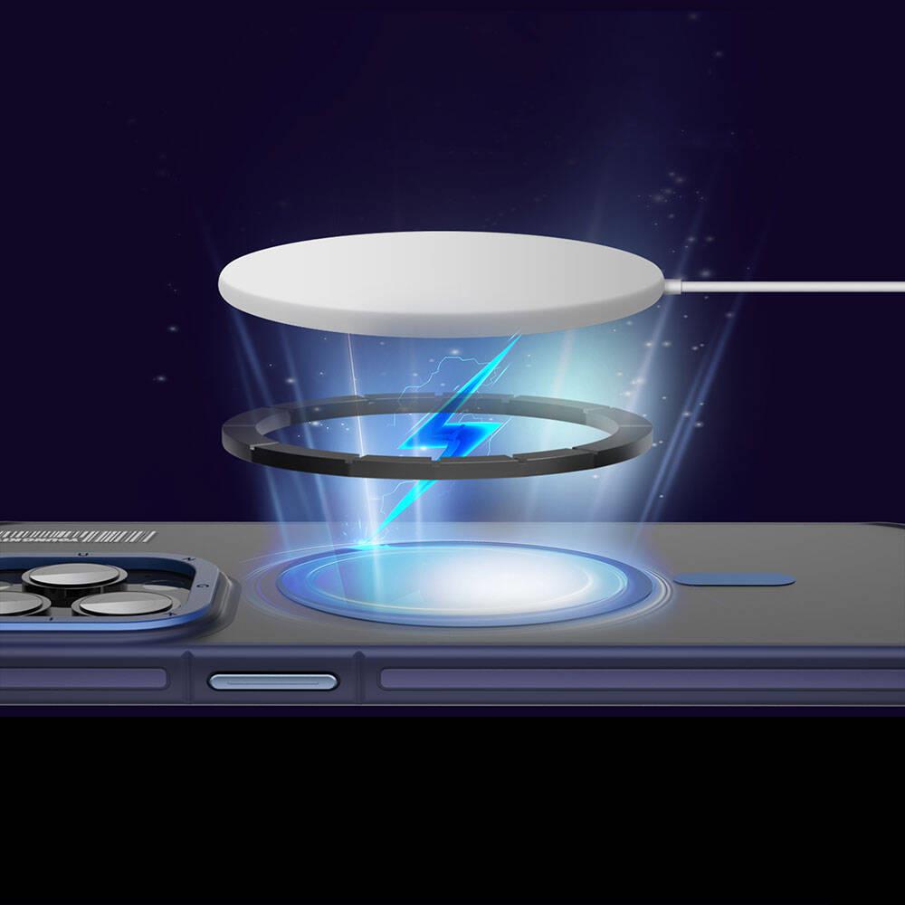 Apple iPhone 13 Pro Max Kılıf M-safe Şarj Özellikli Youngkit Rock Sand Serisi Kapak