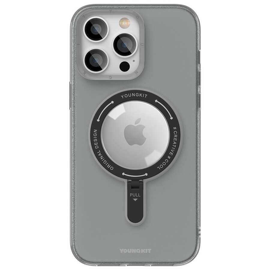 Apple iPhone 13 Pro Max Kılıf M-safe Şarj Özellikli Youngkit Rock Serisi Kapak