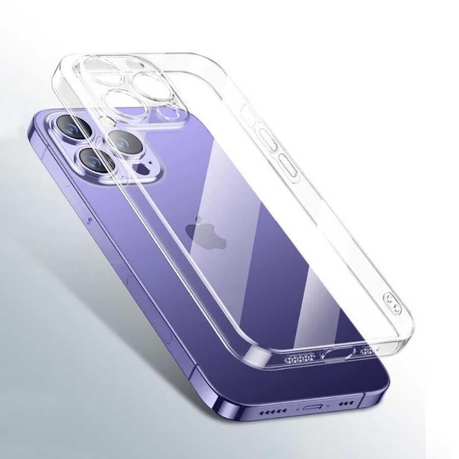Apple iPhone 13 Pro Max Kılıf Şeffaf Sert PC Zore Vayt Kapak
