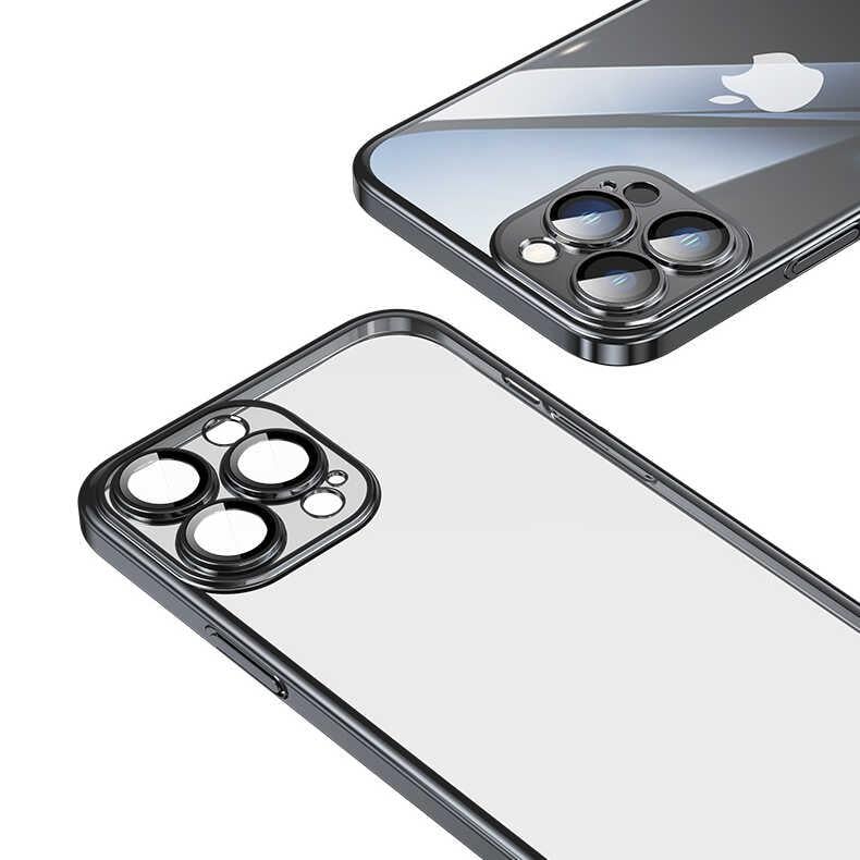 Apple iPhone 13 Pro Max Kılıf Sert PC Renkli Çerçeveli Zore Riksos Kapak