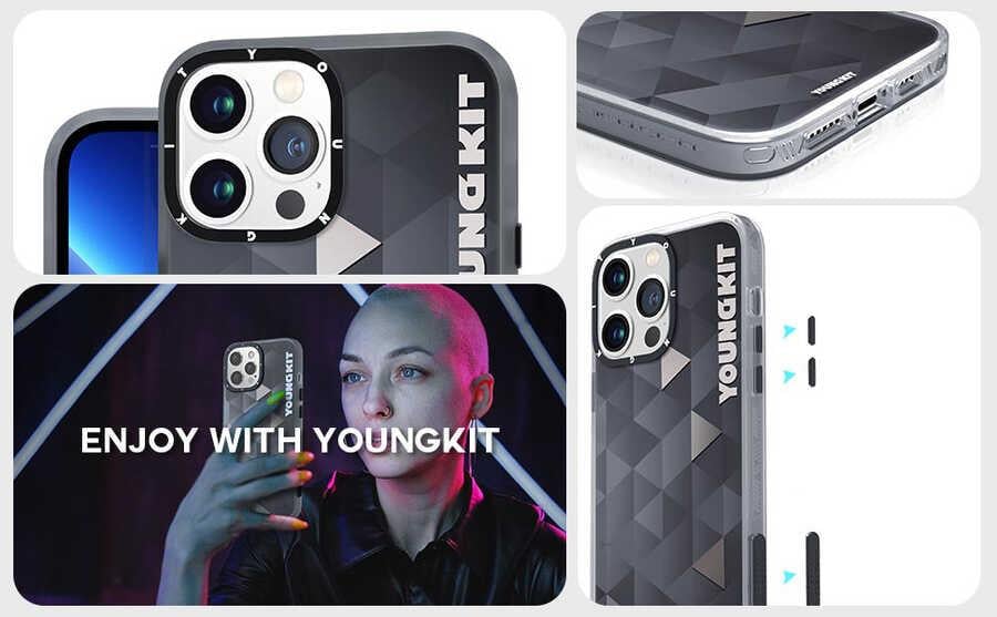 Apple iPhone 13 Pro Max Kılıf YoungKit Klasik Serisi Kapak