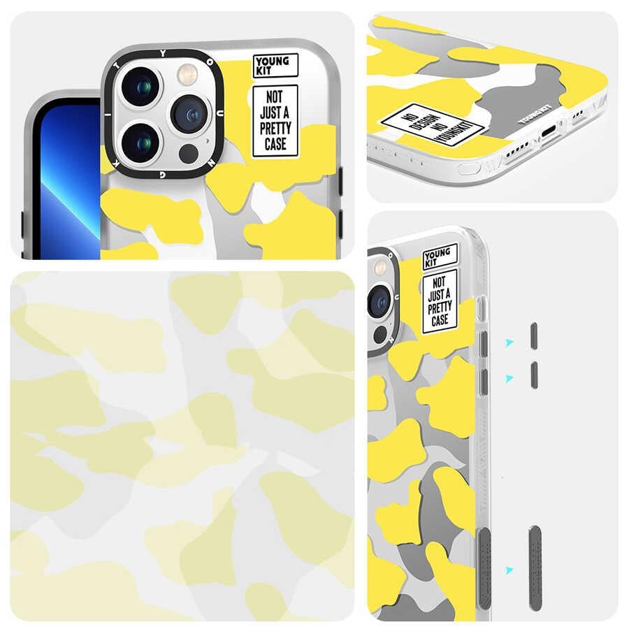 Apple iPhone 13 Pro Max Kılıf YoungKit Kamuflaj Serisi Kapak