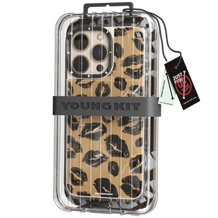 Apple iPhone 13 Pro Max Kılıf YoungKit Leopard Article Serisi Kapak