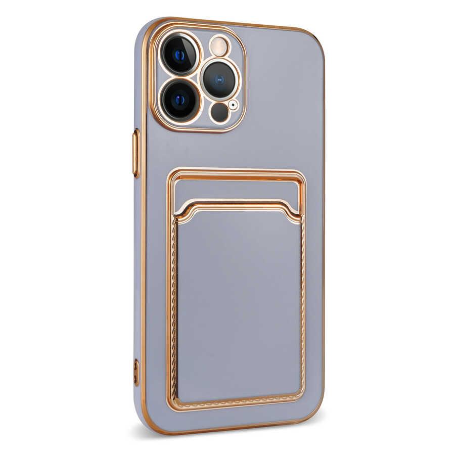 Apple iPhone 13 Pro Max Kılıf Zore Bark Kartlıklı Kapak