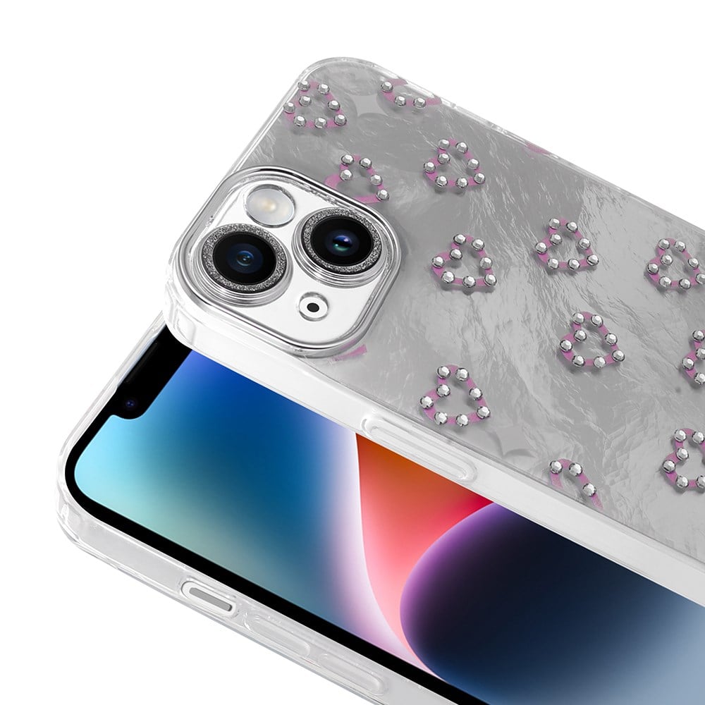 Apple iPhone 14 Kılıf Kamera Korumalı Figürlü Zore Ponti Silikon Kapak