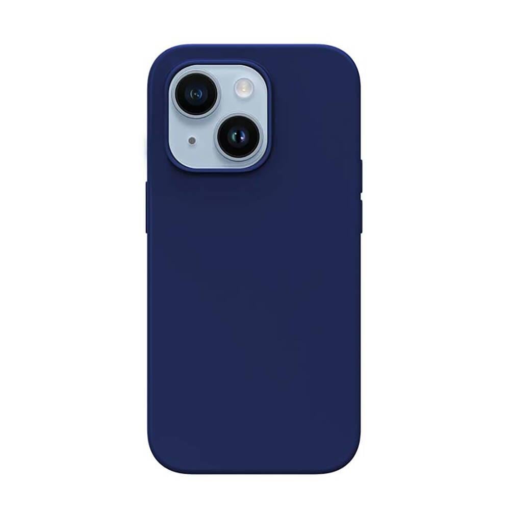 Apple iPhone 14 Kılıf M-safe Şarj Özellikli Liquid Silikon Recci Mousse Serisi Kapak