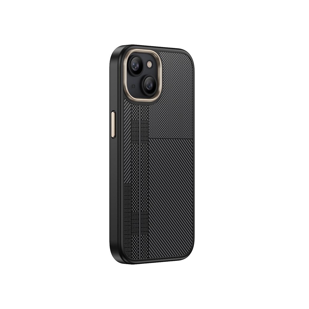 Apple iPhone 14 Kılıf M-safe Şarj Özellikli Karbon Fiber Görünümlü Zore Antina Kapak