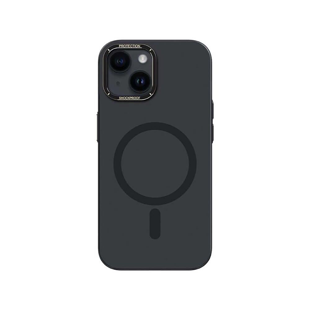 Apple iPhone 14 Kılıf M-safe Şarj Özellikli Standlı YoungKit Hermit Bracket Serisi Kapak