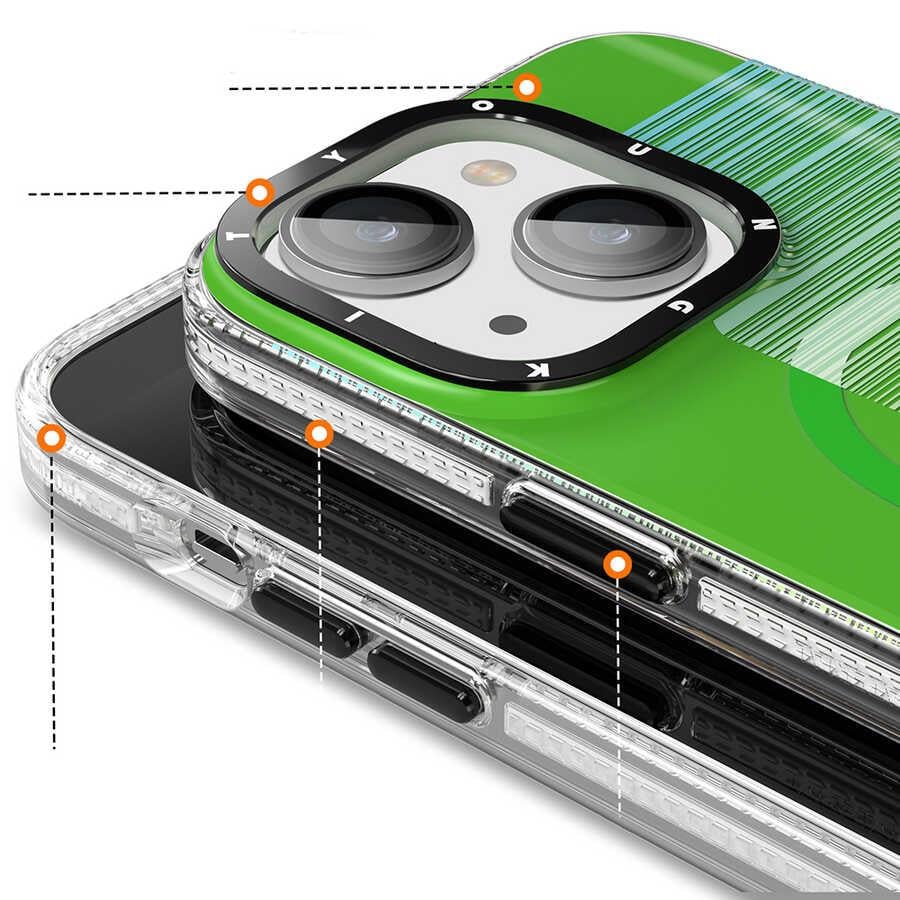 Apple iPhone 14 Kılıf M-safe Şarj Özellikli Youngkit Pure Serisi Kapak