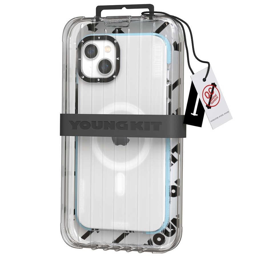 Apple iPhone 14 Kılıf M-safe Şarj Özellikli YoungKit Exquisite Serisi Kapak