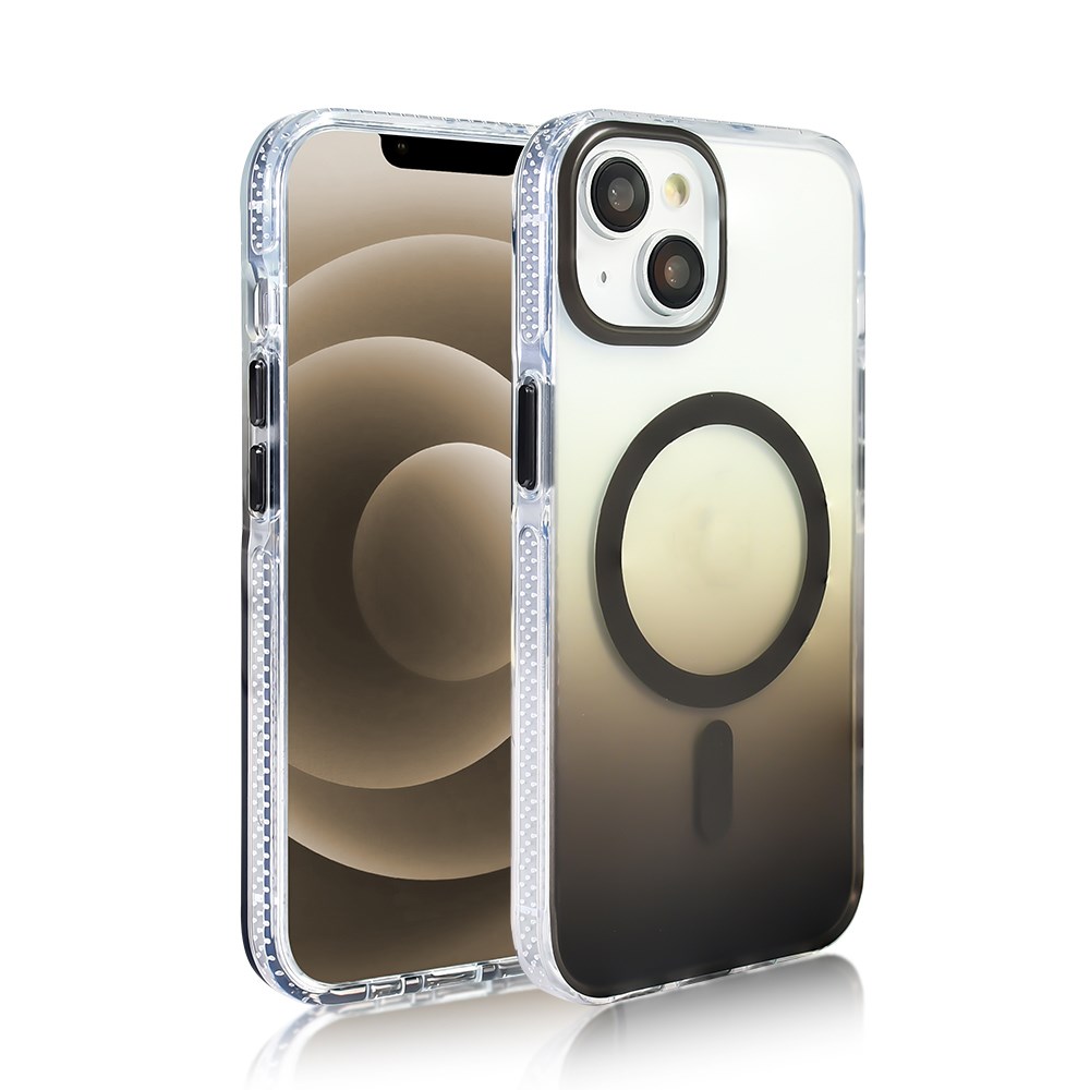 Apple iPhone 14 Kılıf M-safe Şarj Özellikli Youngkit Coloured Glaze Serisi Kapak