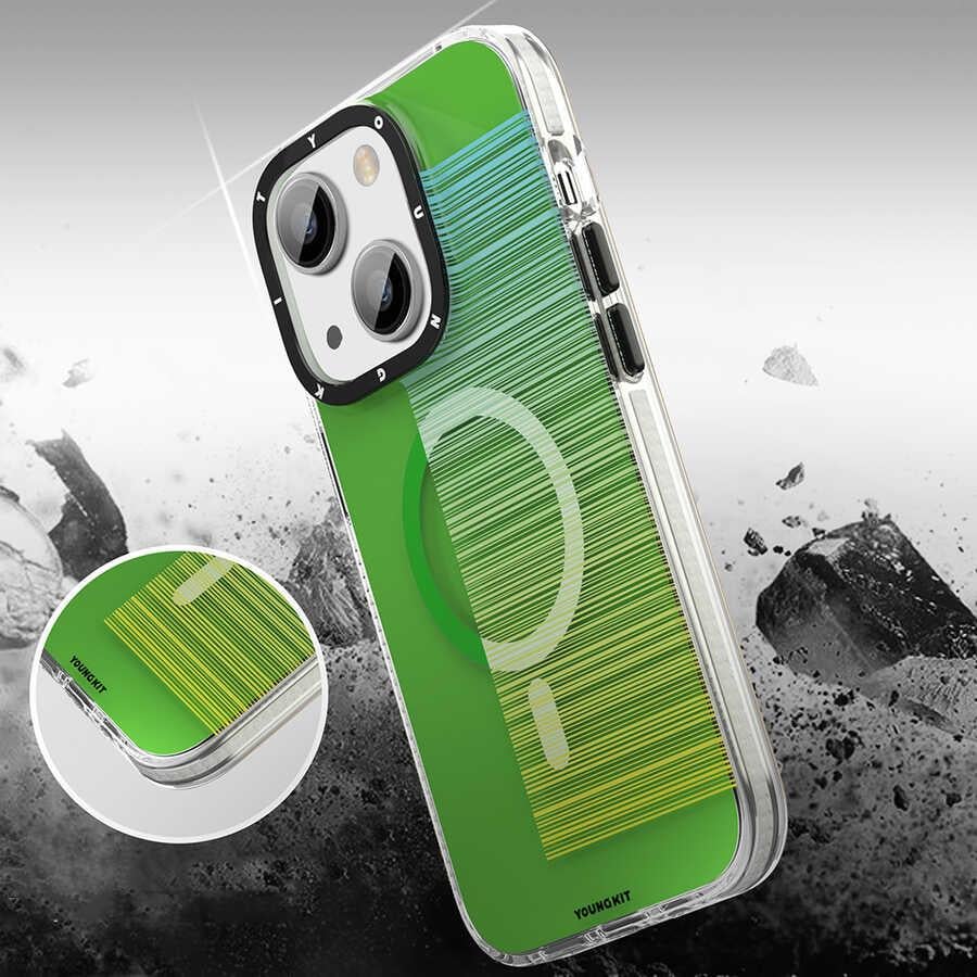Apple iPhone 14 Kılıf M-safe Şarj Özellikli Youngkit Pure Serisi Kapak