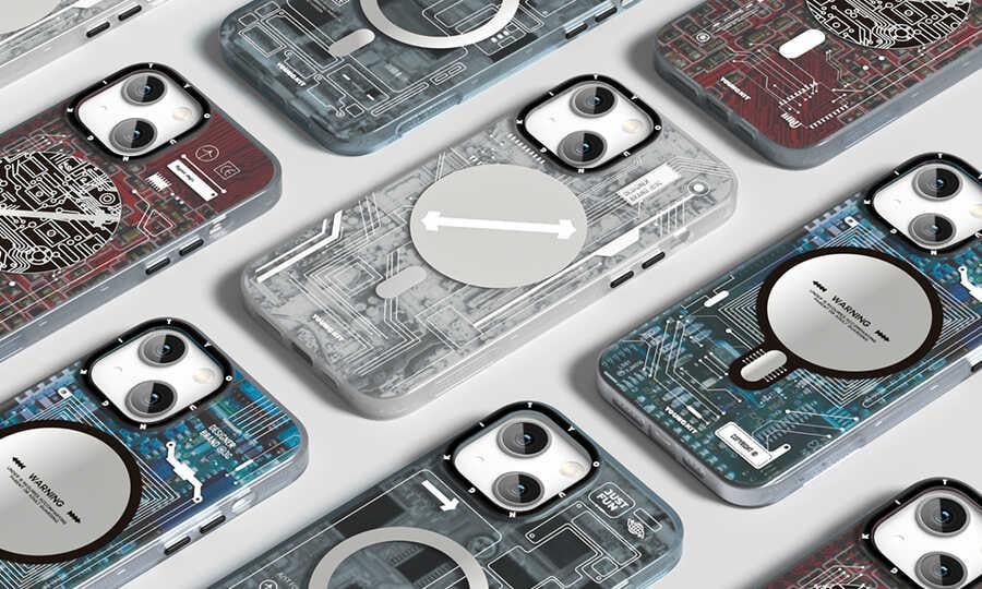 Apple iPhone 14 Kılıf M-safe Şarj Özellikli YoungKit Technology Serisi Kapak