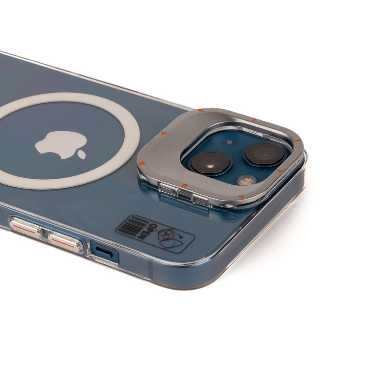 Apple iPhone 14 Kılıf M-safe Şarj Özellikli Standlı YoungKit Hermit Bracket Serisi Kapak