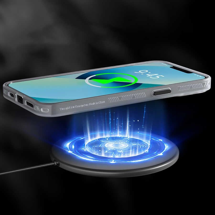 Apple iPhone 14 Kılıf M-safe Şarj Özellikli YoungKit Technology Serisi Kapak