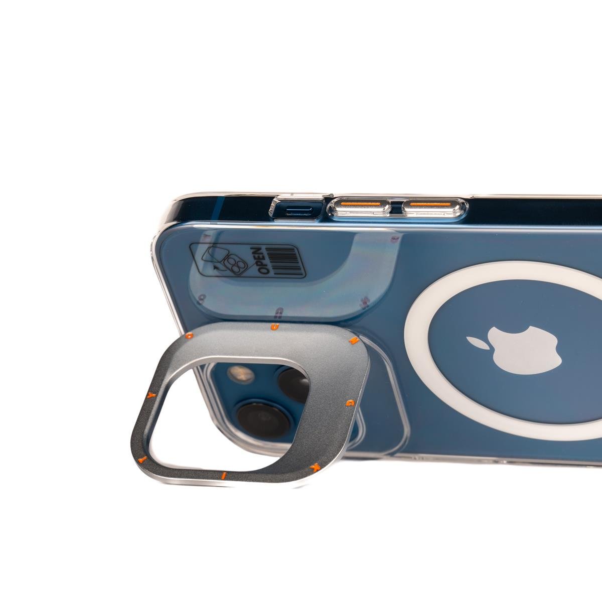 Apple iPhone 14 Kılıf M-safe Şarj Özellikli Standlı YoungKit Hermit Bracket Serisi Kapak