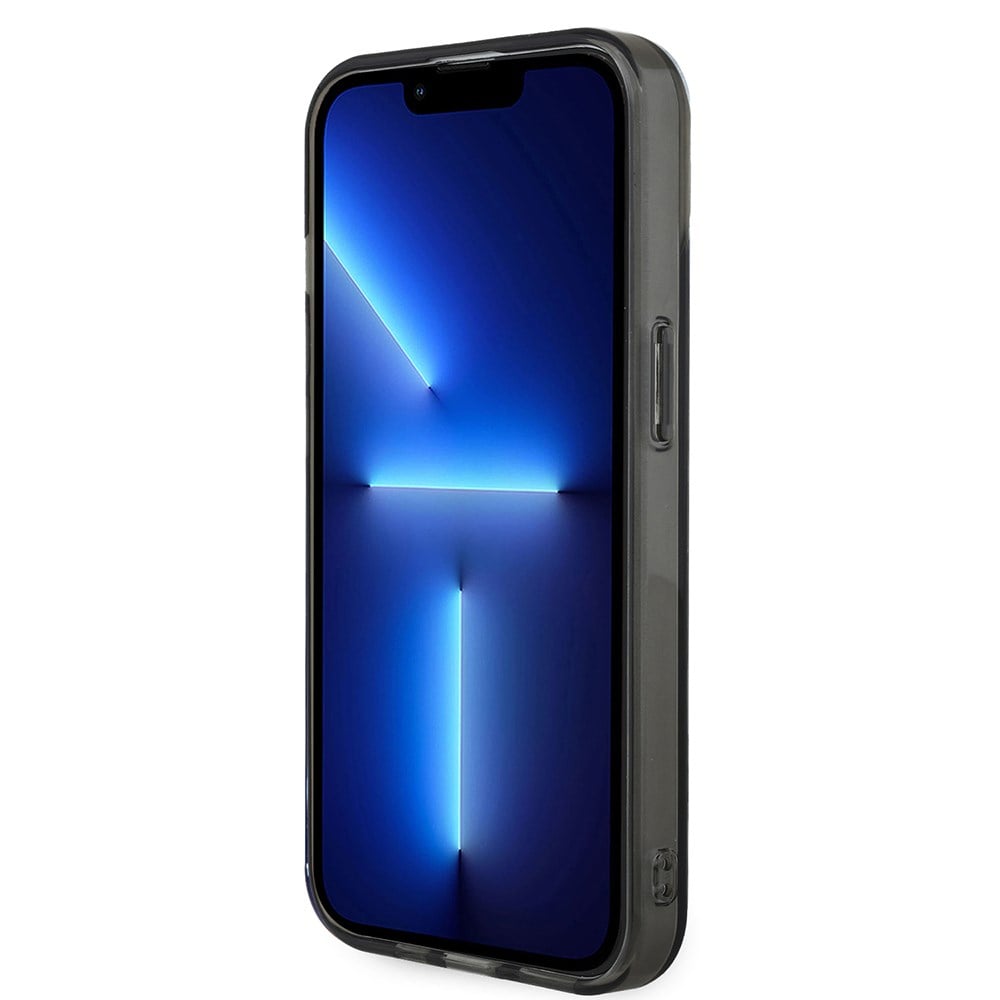Apple iPhone 14 Kılıf Mercedes Benz Çift Katmanlı Yıldız Desenli Dizayn Kapak
