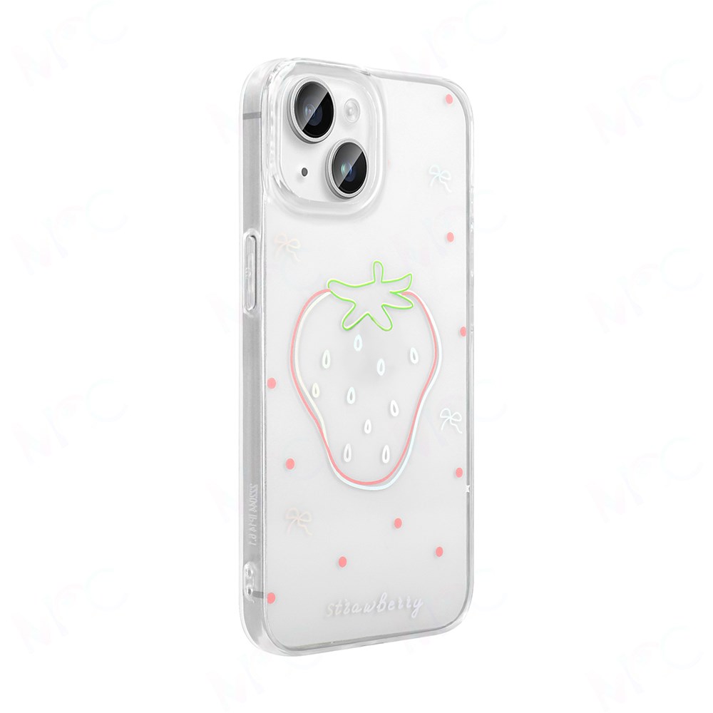 Apple iPhone 14 Kılıf Şeffaf Figürlü Zore Folk Sert Kapak
