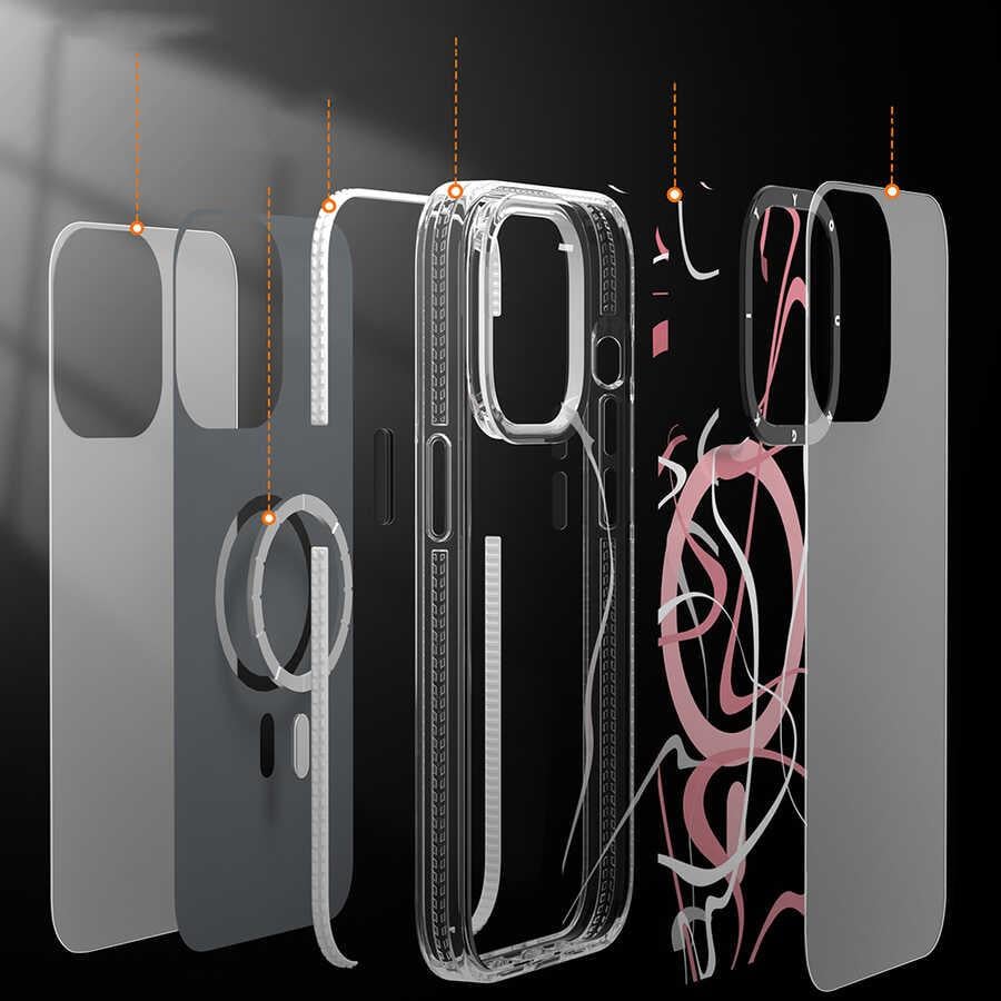Apple iPhone 14 Plus Kılıf M-safe Şarj Özellikli Youngkit Water-Ink Serisi Kapak