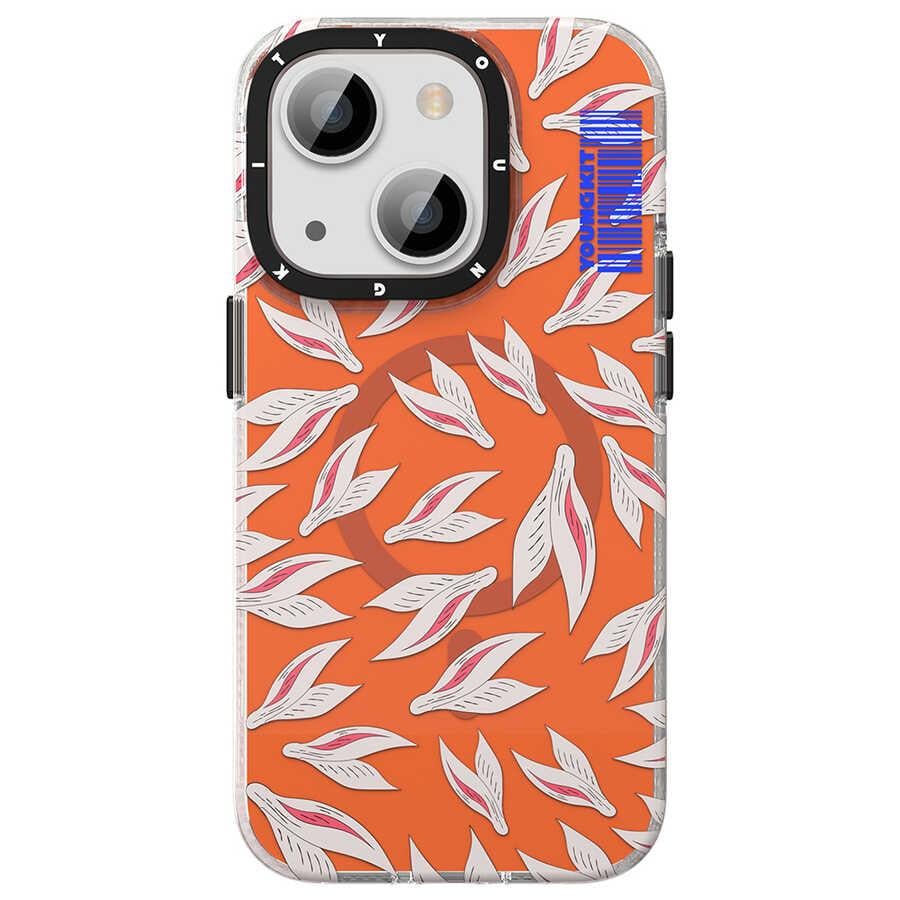 Apple iPhone 14 Plus Kılıf M-safe Şarj Özellikli Youngkit Play Rabbit Serisi Kapak