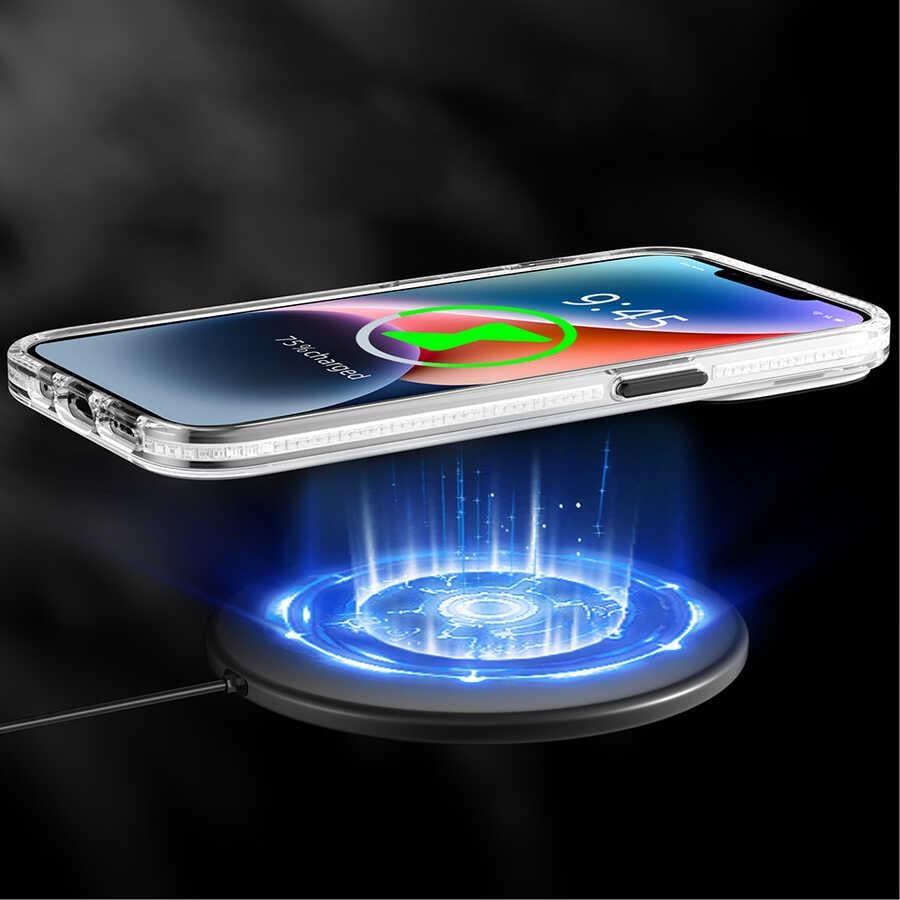 Apple iPhone 14 Plus Kılıf M-safe Şarj Özellikli Youngkit Water-Ink Serisi Kapak