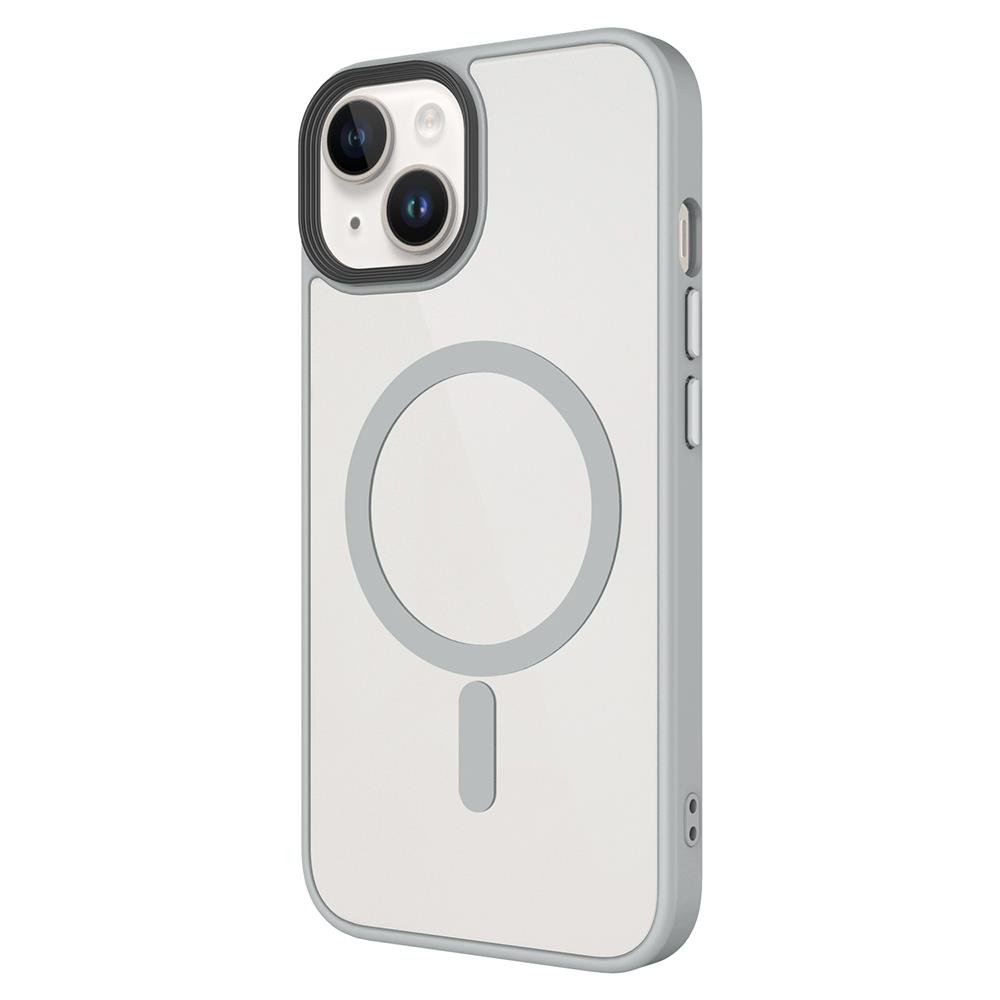 Apple iPhone 14 Plus Kılıf Mat Arka Yüzey Wireless Şarj Özellikli Zore Flet M-safe Kapak