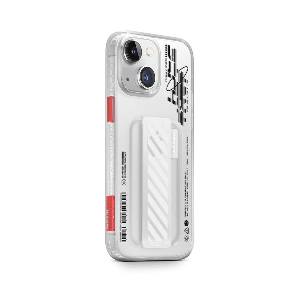 Apple iPhone 14 Plus Kılıf SkinArma Şeffaf Desenli Kaze Kapak