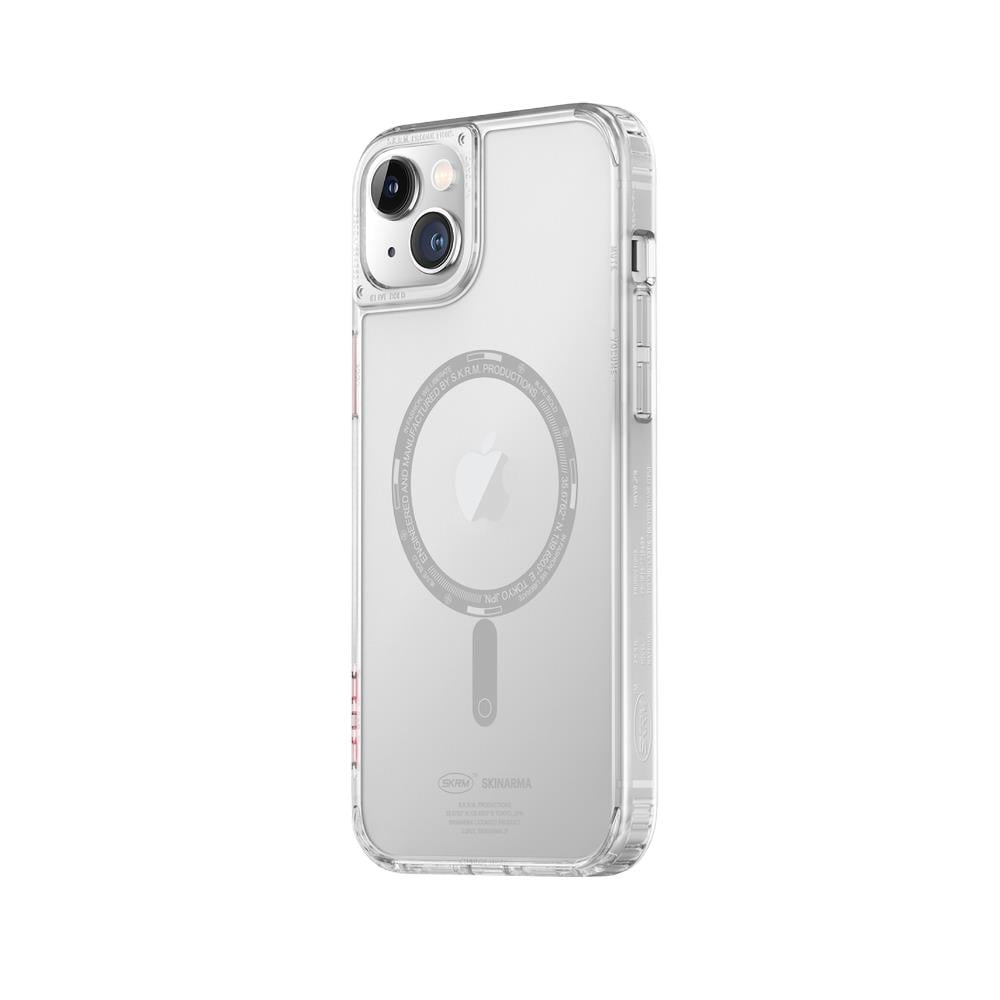 Apple iPhone 14 Plus Kılıf SkinArma Şeffaf Airbag Tasarımlı M-safe Şarj Özellikli Saido Kapak