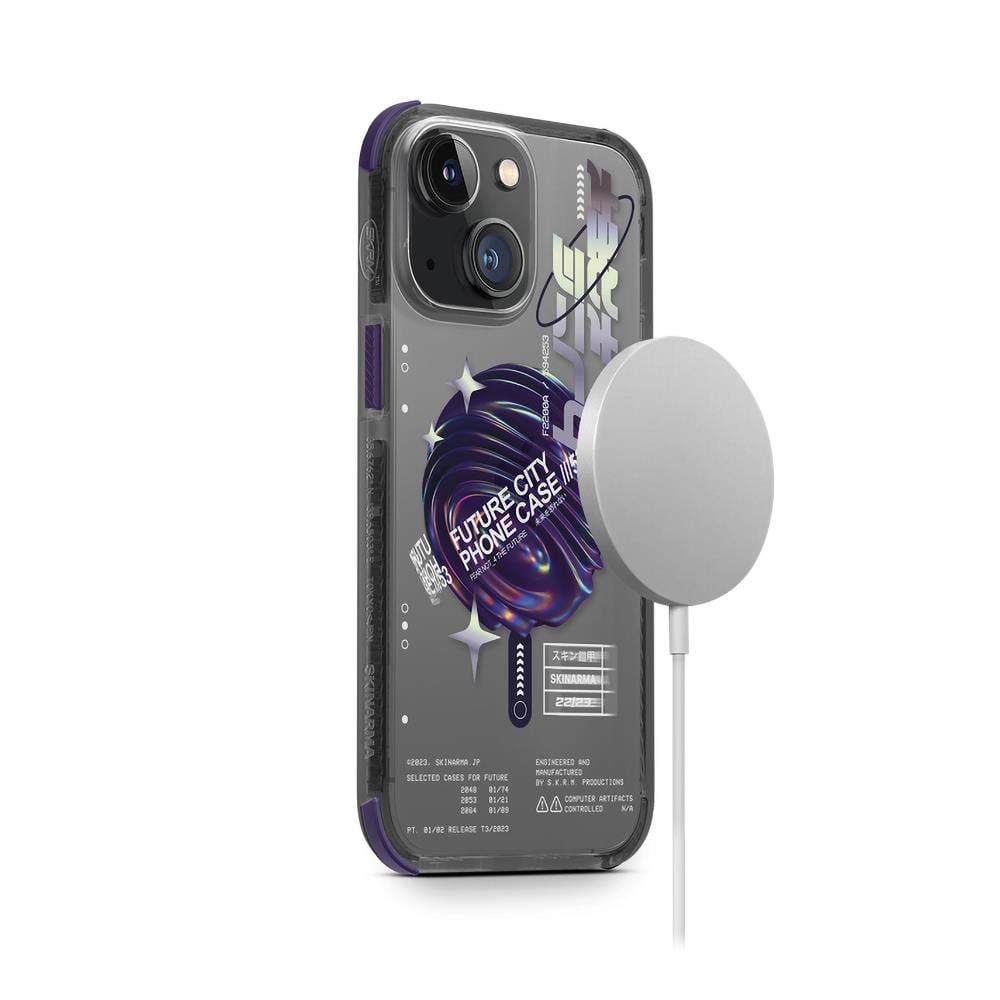 Apple iPhone 14 Plus Kılıf SkinArma Şeffaf Airbag Tasarımlı M-safe Şarj Özellikli Shorai Kapak