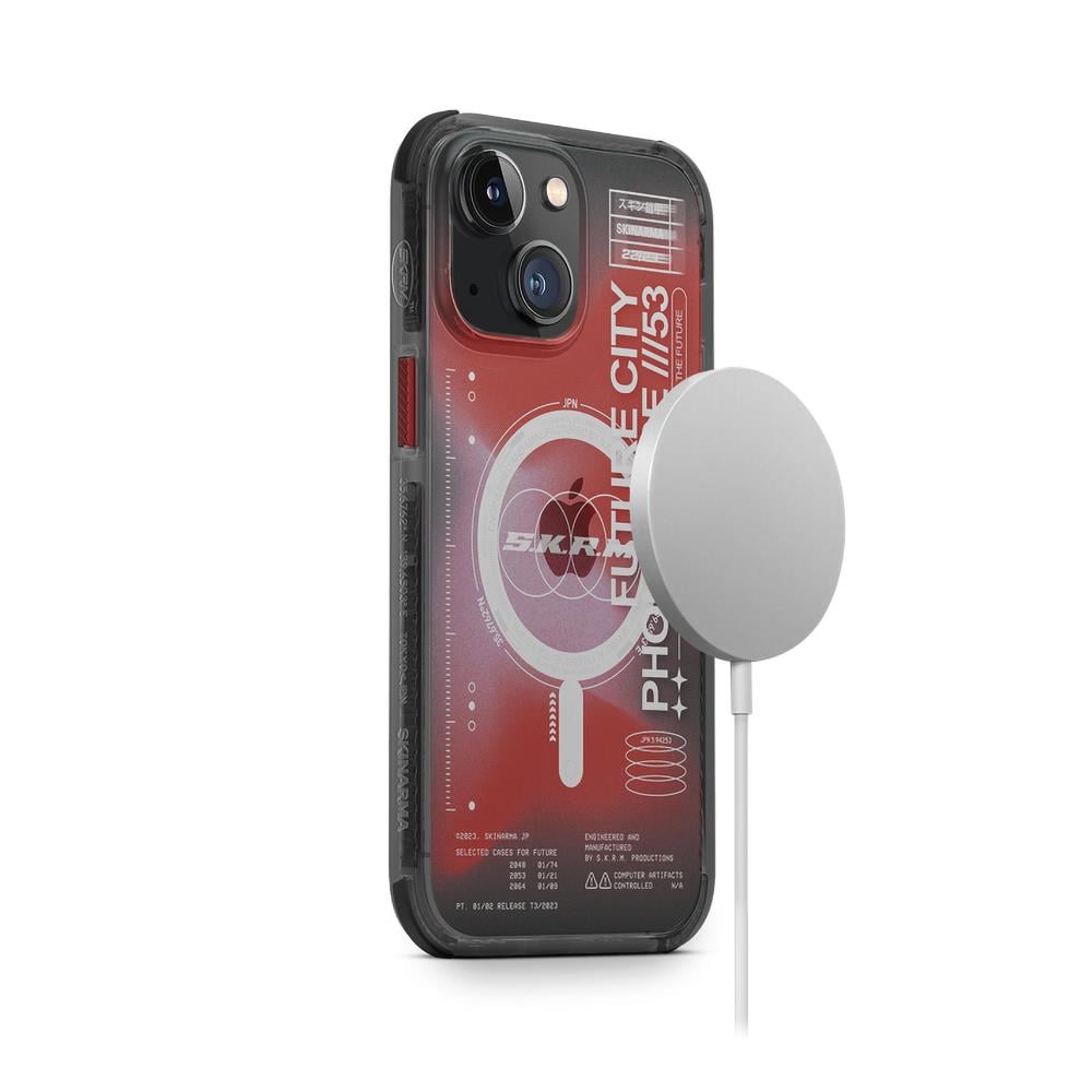 Apple iPhone 14 Plus Kılıf SkinArma Şeffaf Airbag Tasarımlı M-safe Şarj Özellikli Shorai Kapak