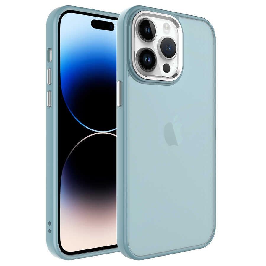 Apple iPhone 14 Pro Kılıf Buzlu Sert PC Zore May Kapak