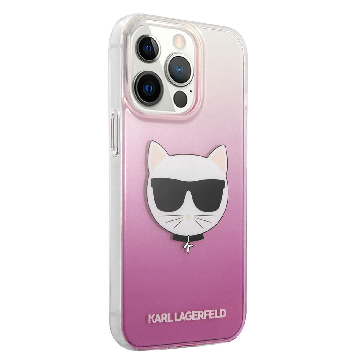 Apple iPhone 14 Pro Kılıf Karl Lagerfeld Sert TPU Choupette Dizayn Kapak