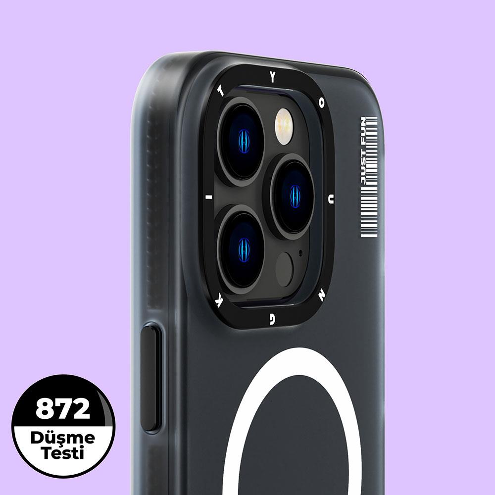 Apple iPhone 14 Pro Kılıf M-safe Şarj Özellikli Youngkit Colored Sand Serisi Kapak
