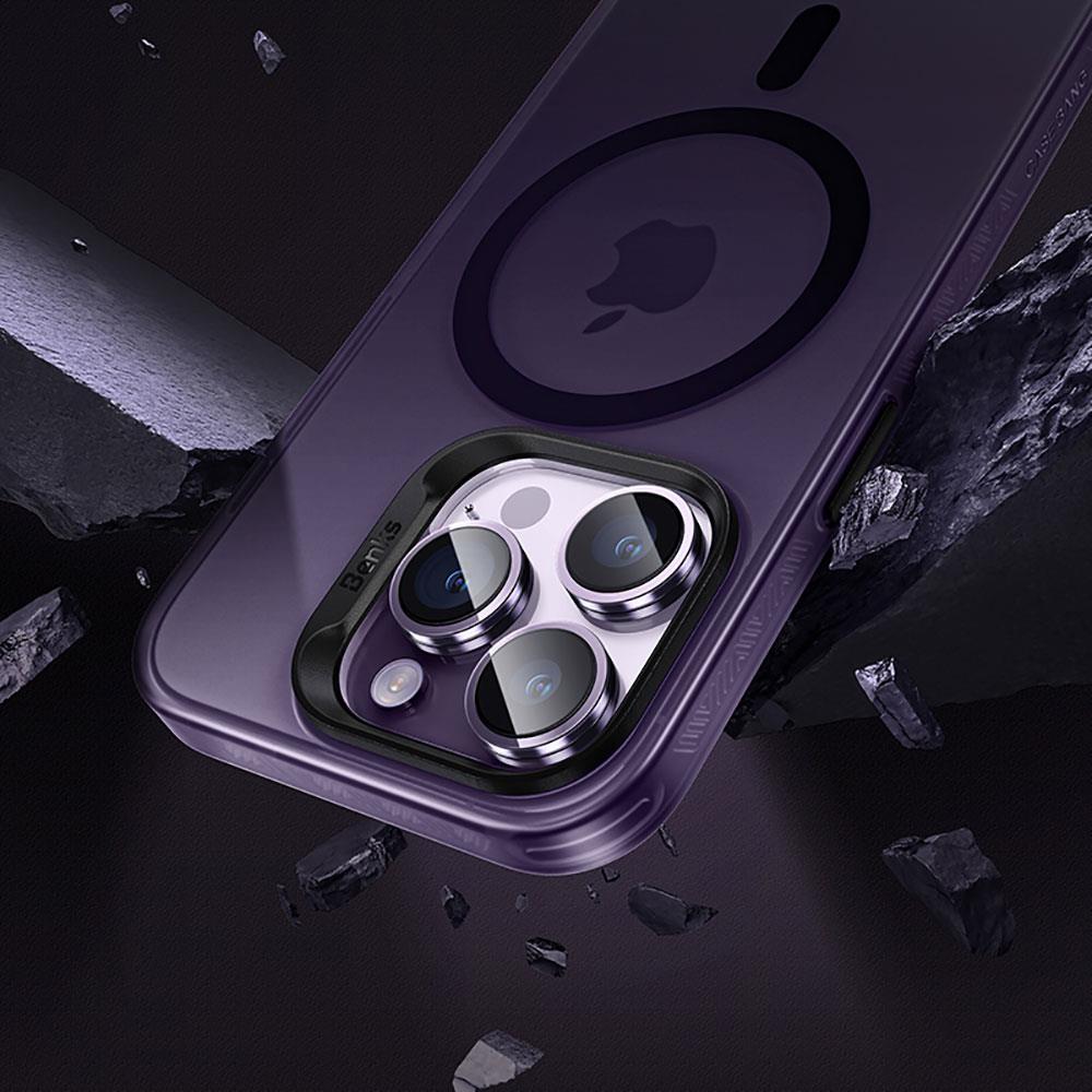 Apple iPhone 14 Pro Kılıf M-safe Şarj Özellikli Benks Lucid Armor Kapak