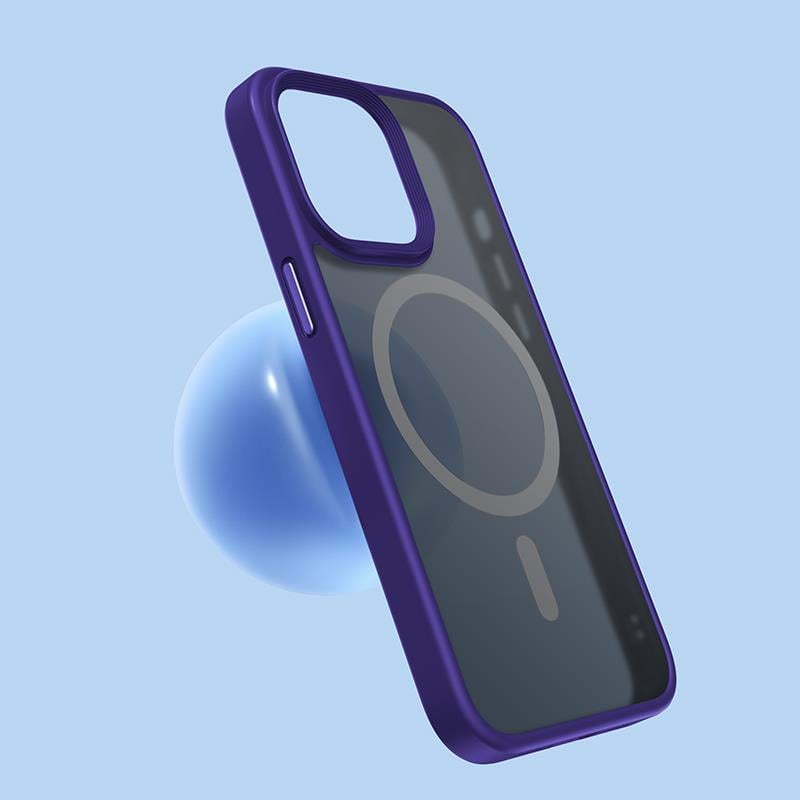 Apple iPhone 14 Pro Kılıf M-safe Şarj Özellikli Benks Mist Hybrid Kapak