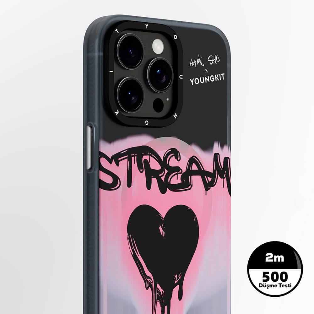 Apple iPhone 14 Pro Kılıf M-safe Şarj Özellikli Shu Tasarımlı Youngkit Dreamland Serisi Kapak