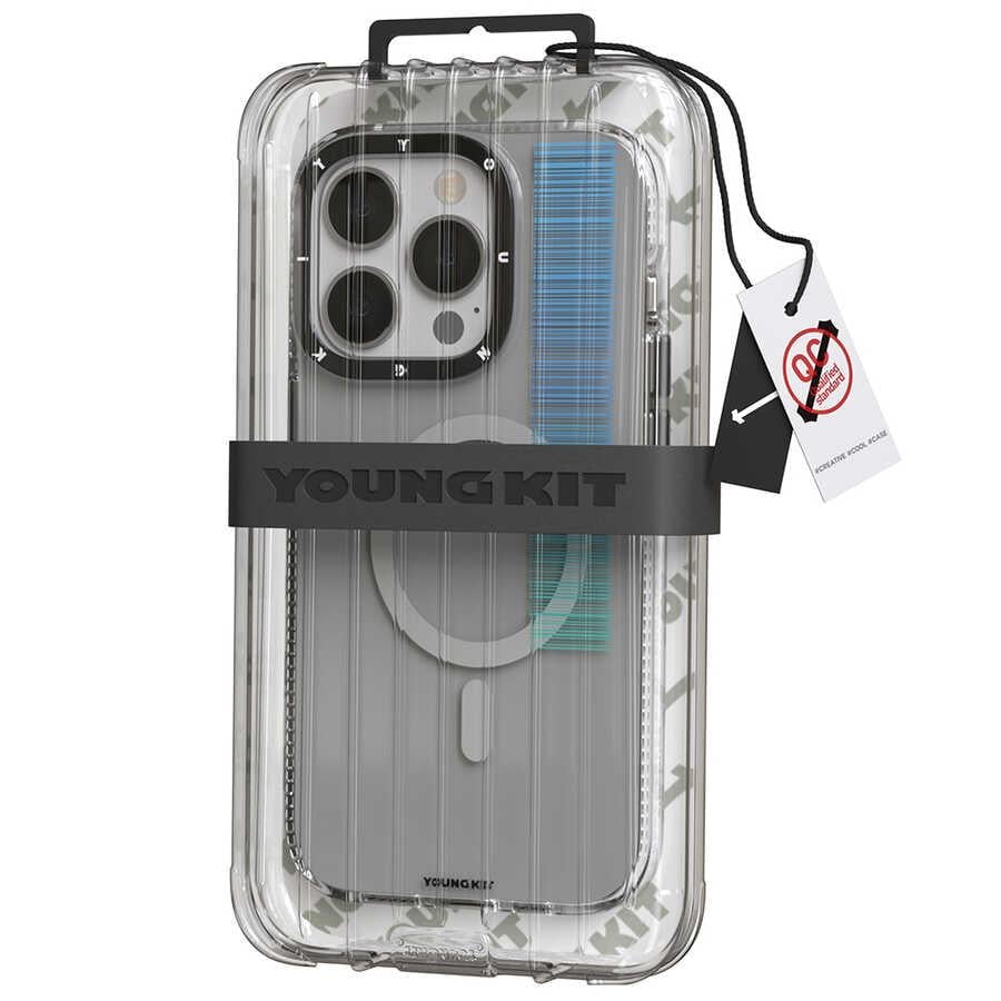 Apple iPhone 14 Pro Kılıf M-safe Şarj Özellikli Youngkit Pure Serisi Kapak