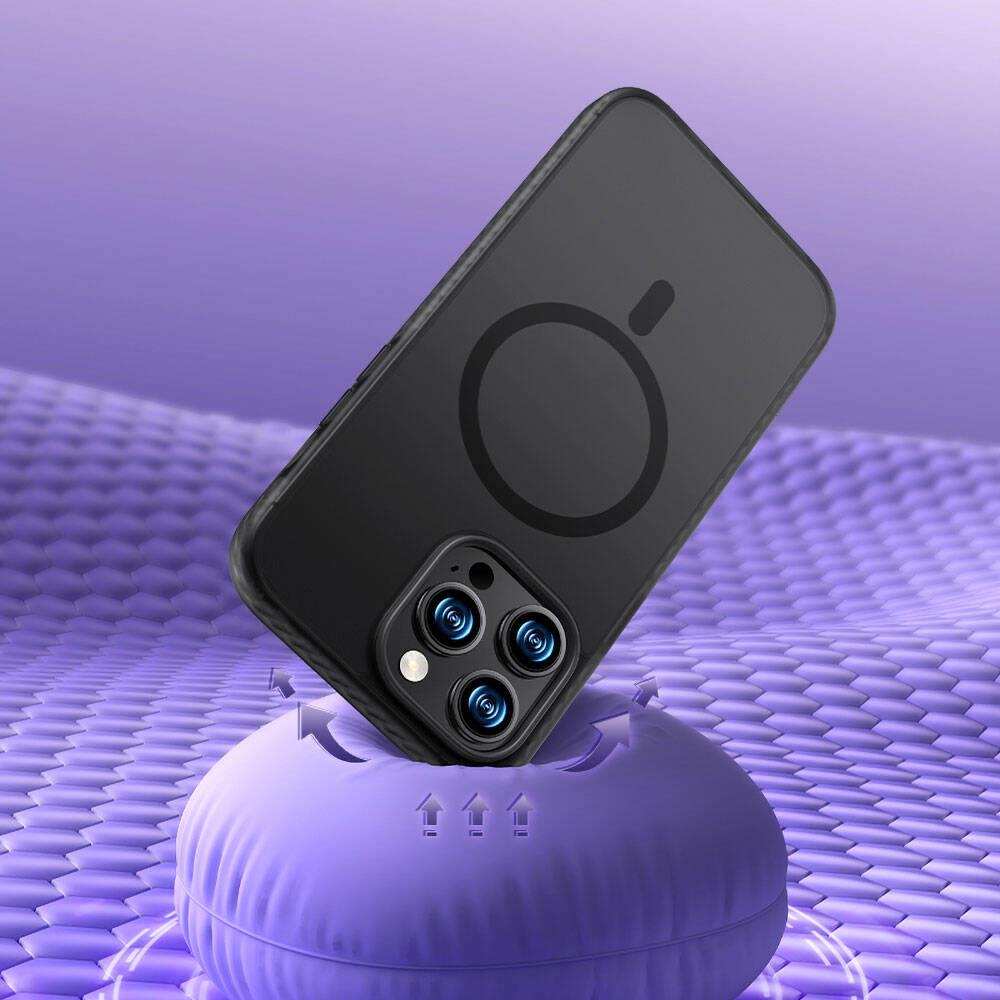 Apple iPhone 14 Pro Kılıf M-safe Şarj Özellikli Mat Arka Yüzey Benks Drop Resistance Kapak