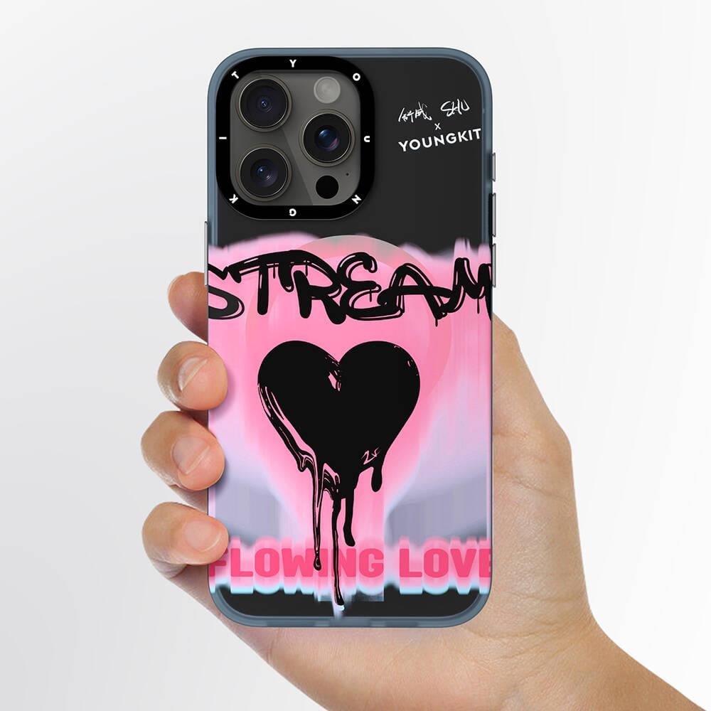 Apple iPhone 14 Pro Kılıf M-safe Şarj Özellikli Shu Tasarımlı Youngkit Dreamland Serisi Kapak