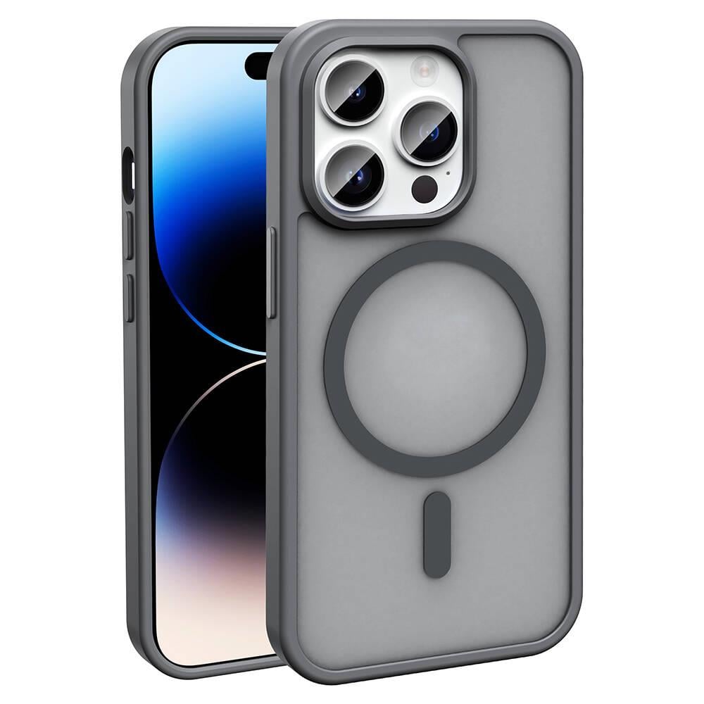 Apple iPhone 14 Pro Kılıf M-safe Şarj Özellikli YoungKit Huagu Serisi Kapak