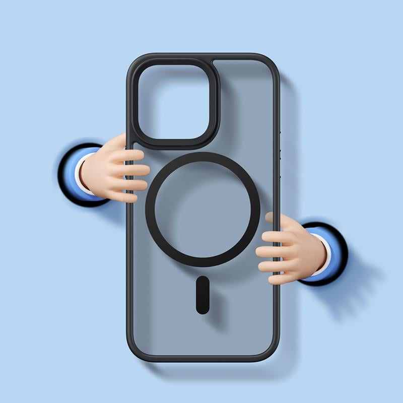 Apple iPhone 14 Pro Kılıf M-safe Şarj Özellikli Benks Mist Hybrid Kapak