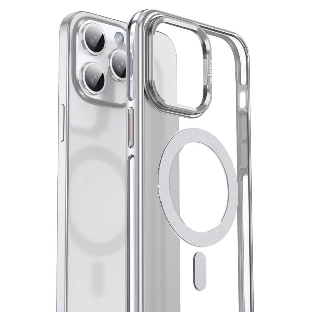 Apple iPhone 14 Pro Kılıf M-safe Şarj Özellikli Wlons Standlı Efsane Kapak