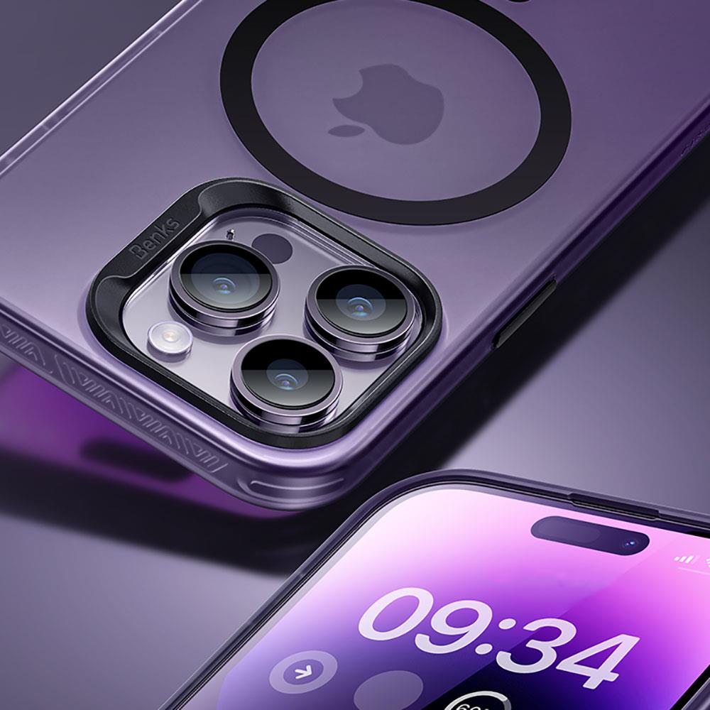 Apple iPhone 14 Pro Kılıf M-safe Şarj Özellikli Benks Lucid Armor Kapak
