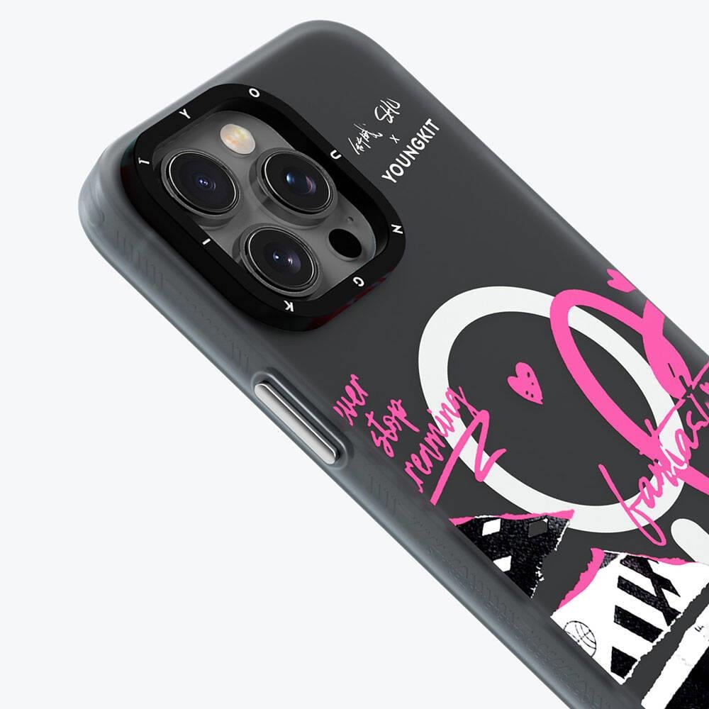 Apple iPhone 14 Pro Kılıf M-safe Şarj Özellikli Shu Tasarımlı Youngkit Dreamland Serisi Kapak